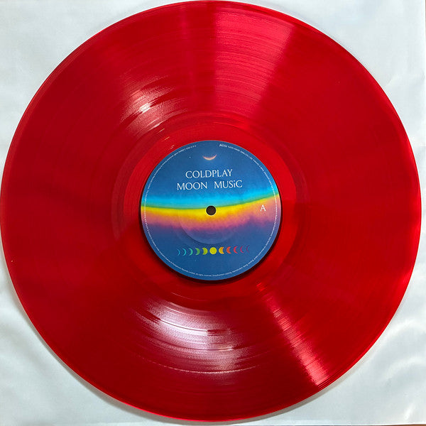 🌙 Coldplay – Moon Music (First Edition) | Limited Vinyl LP | Red Translucent