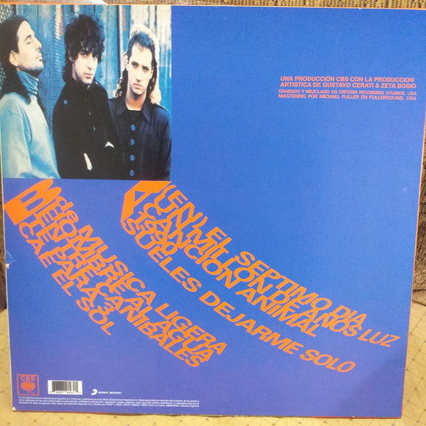 Soda Stereo Animal LP vinilo nuevo