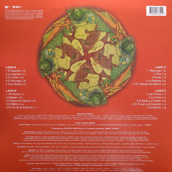 CAFE TACUBA RE 2xLP - VINYL 33RPM - 12" ORANGE