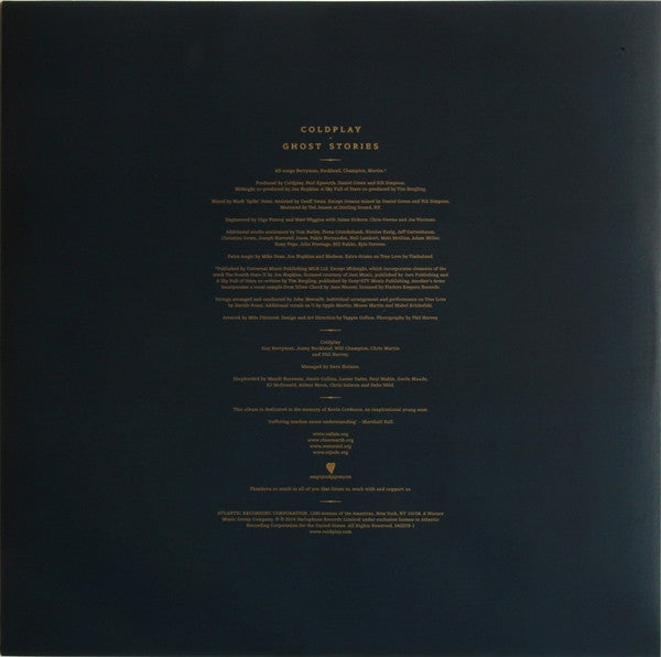 Coldplay Ghost Stories vinilo