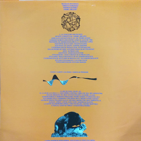 Soda Stereo Animal LP vinilo nuevo