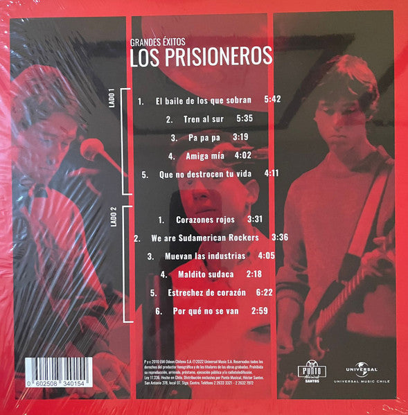 LP vinilo Los Prisioneros grandes éxitos