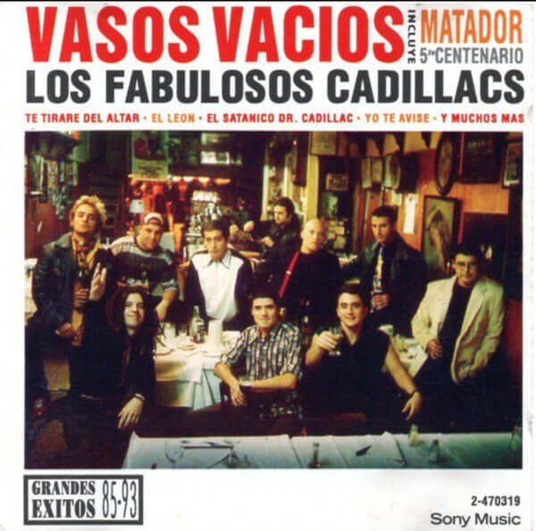 LOS FABULOSOS CADILLACS - VASOS VACIOS -2XLP - VINYL, colección de álbumes, banda argentina.