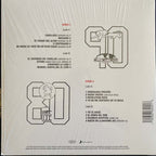 LOS FABULOSOS CADILLACS - VASOS VACIOS -2XLP - VINYL, contraportada del álbum con listado de canciones y diseño gráfico.