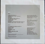 LOS FABULOSOS CADILLACS - VASOS VACIOS -2XLP - VINYL - Detalle del diseño del disco 1 con las pistas en el reverso.