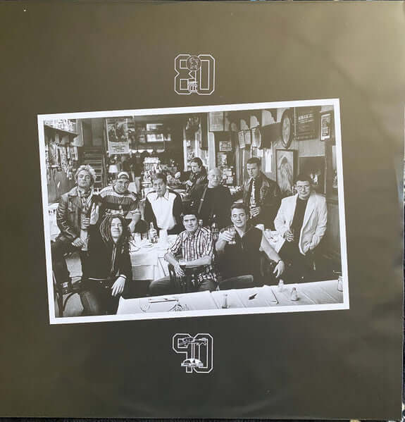 LOS FABULOSOS CADILLACS - VASOS VACIOS -2XLP - VINYL, imagen en blanco y negro de la banda en un estudio.