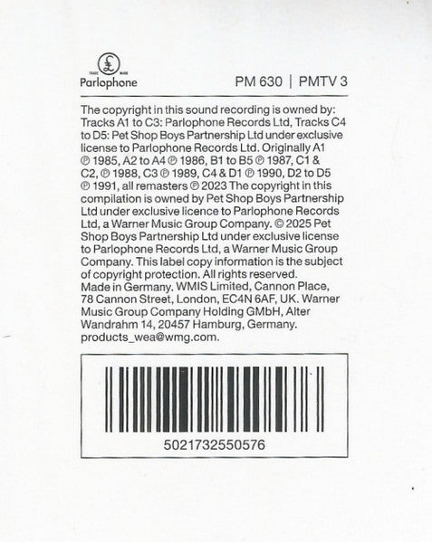 PET SHOP BOYS - DISCOGRAPHY: THE SINGLES COLLECTION (2xVinyl Edition)