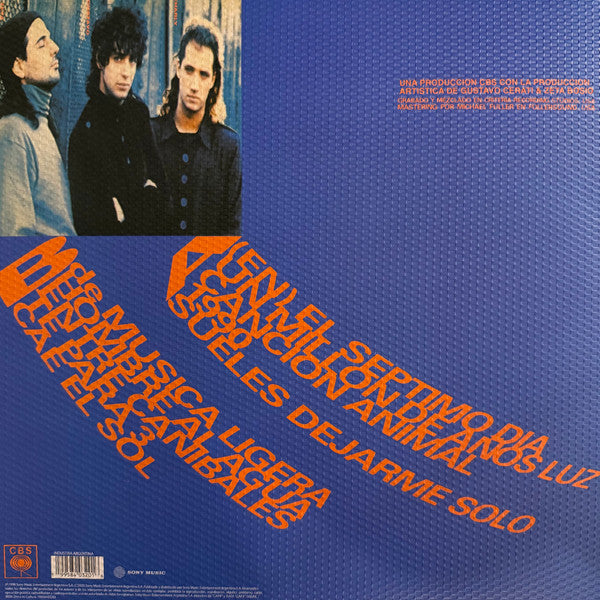 Soda Stereo - Cancion Animal Vinyl (Limited 2026 Edition) - Clear Transparent LP - New & Sealed