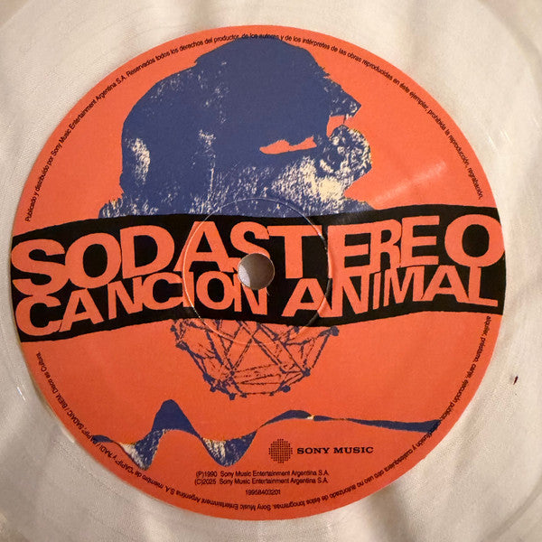 Soda Stereo - Cancion Animal Vinyl (Limited 2026 Edition) - Clear Transparent LP - New & Sealed