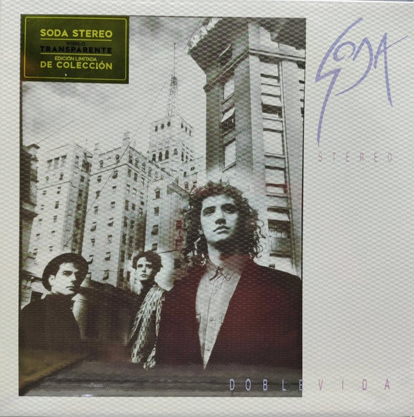 Soda Stereo - Doble Vida Vinyl (Limited 2026 Edition) - Clear Transparent LP - Remastered