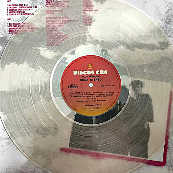 Soda Stereo - Nada Personal Vinyl (Limited 2026 Edition) - Clear Transparent LP - New & Sealed