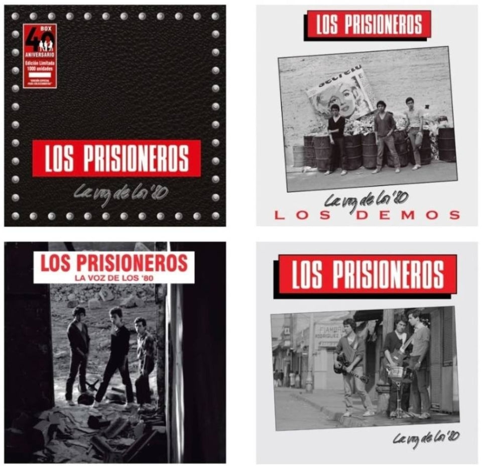LOS PRISIONEROS LA VOZ DE LOS ’80 CD BOXSET