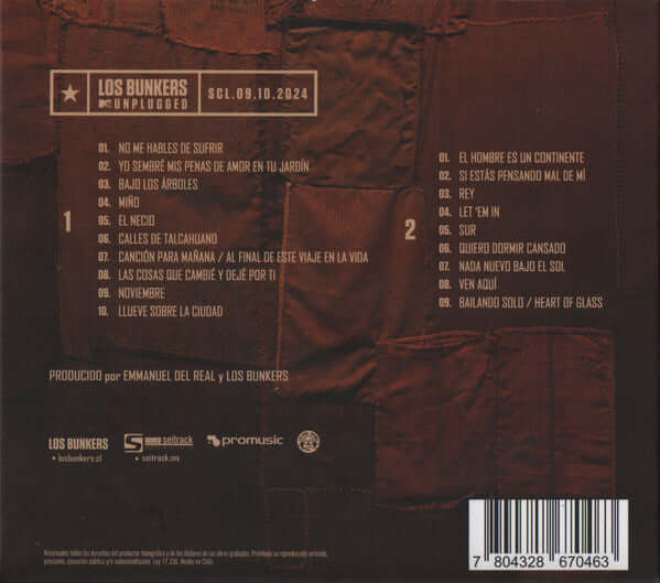 Los Bunkers MTV Unplugged 2xCD